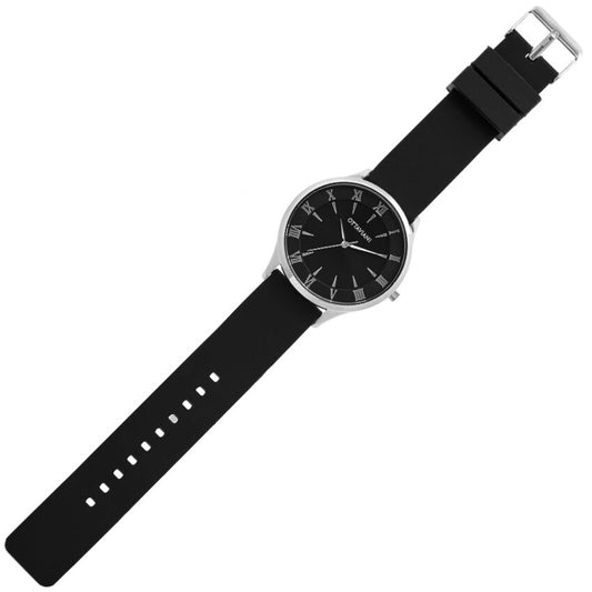Quarzo silicone silver nero